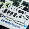 Kelik K72137 TBM-3 Avenger - interior 3D decals for HobbyBoss kit (1/72)